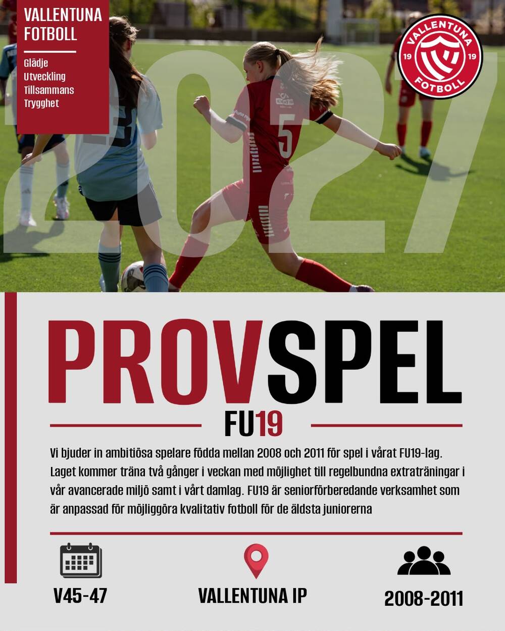 Provspel FU19 - 2027